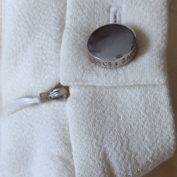 Dolce & Gabbana Cream Wool Crepe Pencil Skirt - Picture 9 of 9